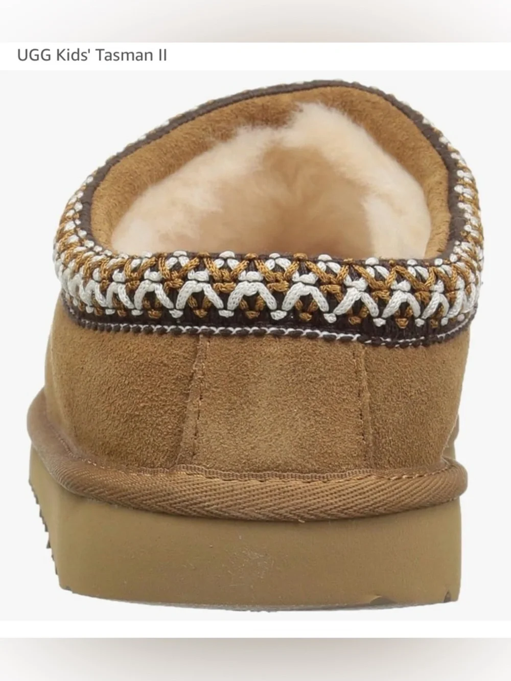 UGG Tasman chestnut Slip-On Loafers size 9 NEW